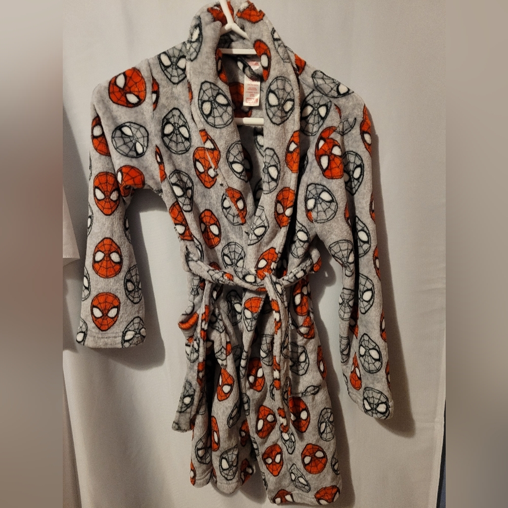 House Coat Robe - Spiderman - Youth 10/12